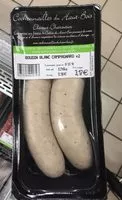 İçindeki şeker miktarı Boudin Blanc Campagnard