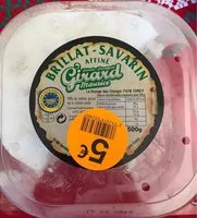 Quantité de sucre dans Brillat-Savarin affiné