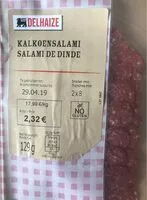 含糖量 Salami de dinde