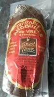 İçindeki şeker miktarı Véritable andouille de Vire
