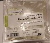 Zuckermenge drin Concombres finement tranchés au yaourt grec et ciboulette