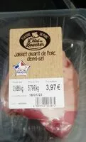 चीनी की मात्रा Jarret avant de porc demi-sel