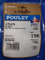 चीनी की मात्रा 2 filets de poulet
