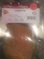 Zuckermenge drin Jambonneau pané
