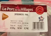 Zuckermenge drin Jambonneau pané