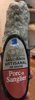 İçindeki şeker miktarı Saucisson artisanal de savoie