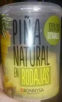 入っている砂糖の量 Piña natural