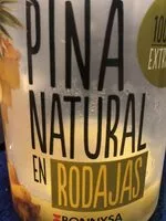 入っている砂糖の量 Piña pelada