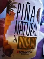 入っている砂糖の量 Piña bonnysa