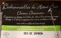 İçindeki şeker miktarı Cochonailles du Haut Bois - dés de jambon