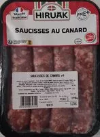 Jumlah gula yang masuk Saucisses au canard
