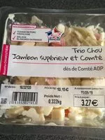 Salades au chou jambon comte