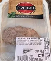 入っている砂糖の量 Pate de lapin
