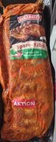 Zuckermenge drin Spare-Ribs