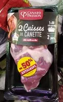 Suhkru kogus sees Cuisses de canard