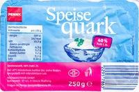 Quantité de sucre dans Speisequark 40% Fett i. Tr.