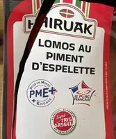 Jumlah gula yang masuk Lolo au piment d'espelette