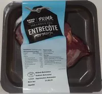 入っている砂糖の量 Entrcôte av storfe