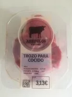Cantidad de azúcar en Trozo para cocido