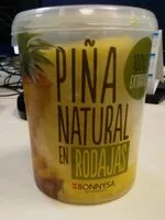 入っている砂糖の量 Piña pelada