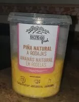 İçindeki şeker miktarı Piña natural rodajas