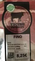Cantidad de azúcar en Entrecot fino