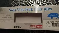 Amount of sugar in Sous-Vide Pork Belly Ribs