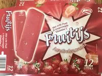 Suhkru kogus sees Fruitijs aardbeiensmaak