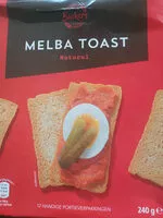 Jumlah gula yang masuk Melba toast