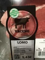 Cantidad de azúcar en Lomo
