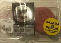 Cantidad de azúcar en Burger meat vacuno
