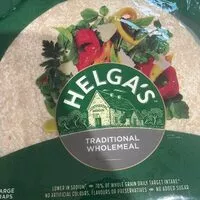 Jumlah gula yang masuk Helga’s traditional wholemeal wrap