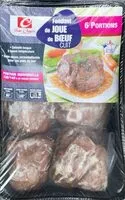 入っている砂糖の量 Fondant de joue de bœuf cuit