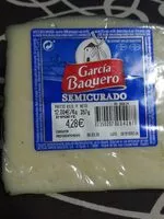 Amount of sugar in Queso semicurado García Baquero