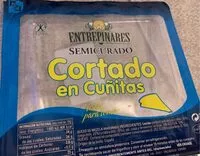 Amount of sugar in Queso semicurado cortado en cuñitas