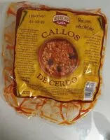 Cantidad de azúcar en Callos de cerdo