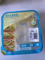 Cantidad de azúcar en Queso Havarti en lonchas Light