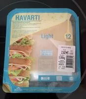 Cantidad de azúcar en Havarti light