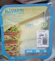 Cantidad de azúcar en Havarti light