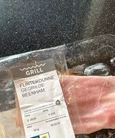 Amount of sugar in Flinterdunne gegrilde beenham