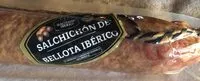 Suhkru kogus sees Salchichón de bellota ibérico