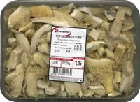 Chopped oyster mushrooms