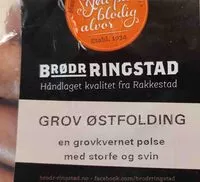 入っている砂糖の量 grov østfolding