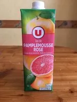 Sokerin määrä sisällä Jus de pamplemousse rose