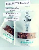 中的糖分和营养成分 Yogi granola