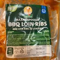 Suhkru kogus sees BBQ LOIN RIBS