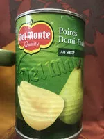 Suhkru kogus sees Poires demi fruits au sirop