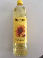 入っている砂糖の量 Aceite refinado de girasol