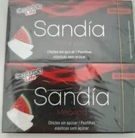 Cantidad de azúcar en Chicle Sandía