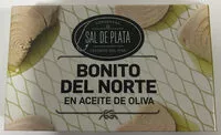 Amount of sugar in Bonito del norte en aceite de oliva